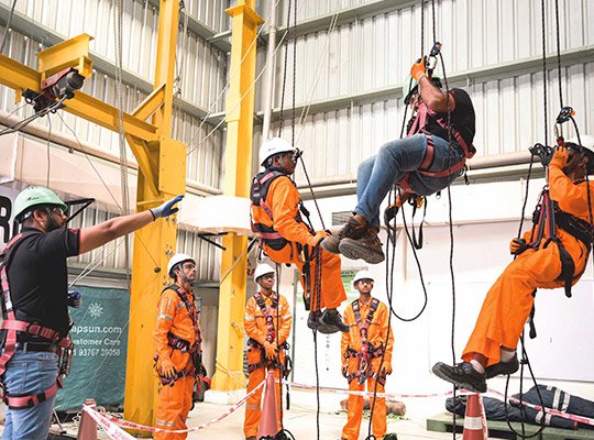Rescue from Height – 12 Modules | One Day USD: 150/- and Two Day USD: 250/- Per Pax.